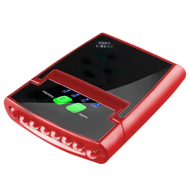 Red 6Led перезаряжаемый датчик тела, клипса на фары, шапка, регулируемая крышка лампы, водонепроницаемый IP64 головной светильник фонарь светильник встроенный - Мощность в ваттах: Red