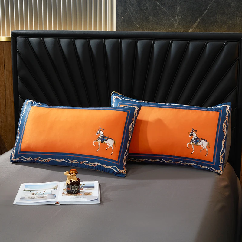 Домашний текстиль SoftTime роскошный Шелковый комплект постельного белья в римском