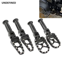 mx wide foot pegs passenger footrest offroad bobber pedals for harley softail fat boy breakout street bob deluxe low rider 18 20