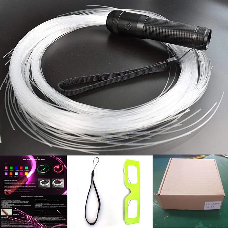 Хлыст для танцев со светодиодный подсветкой 360 градусов многоцветный вечеринок