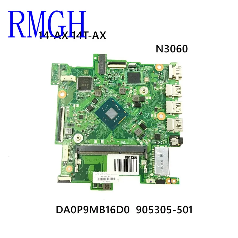 

For HP 14-AX 14T-AX Laptop Motherboard With N3060 CPU 32GeMMC 905305-601 905305-001 DA0P9MB16D0 MB 100% Tested Fast Ship 1