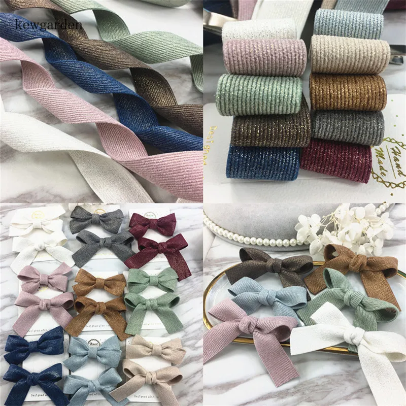 Kewgarden DIY аксессуары для галстука бабочки атласная лента 1 &quot25 мм горячее тиснение