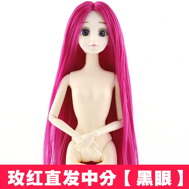 dollG Bjd кукла волос для куклы глаза для игрушек 30 см детская одежда с фантазийным рисунком 3D реальный глаз 20 шаровой шарнир подвижный модный длинный парик волос кукла-эльф игрушка,лол куклы игрушки одежда реборна глазки - Цвет: dollG