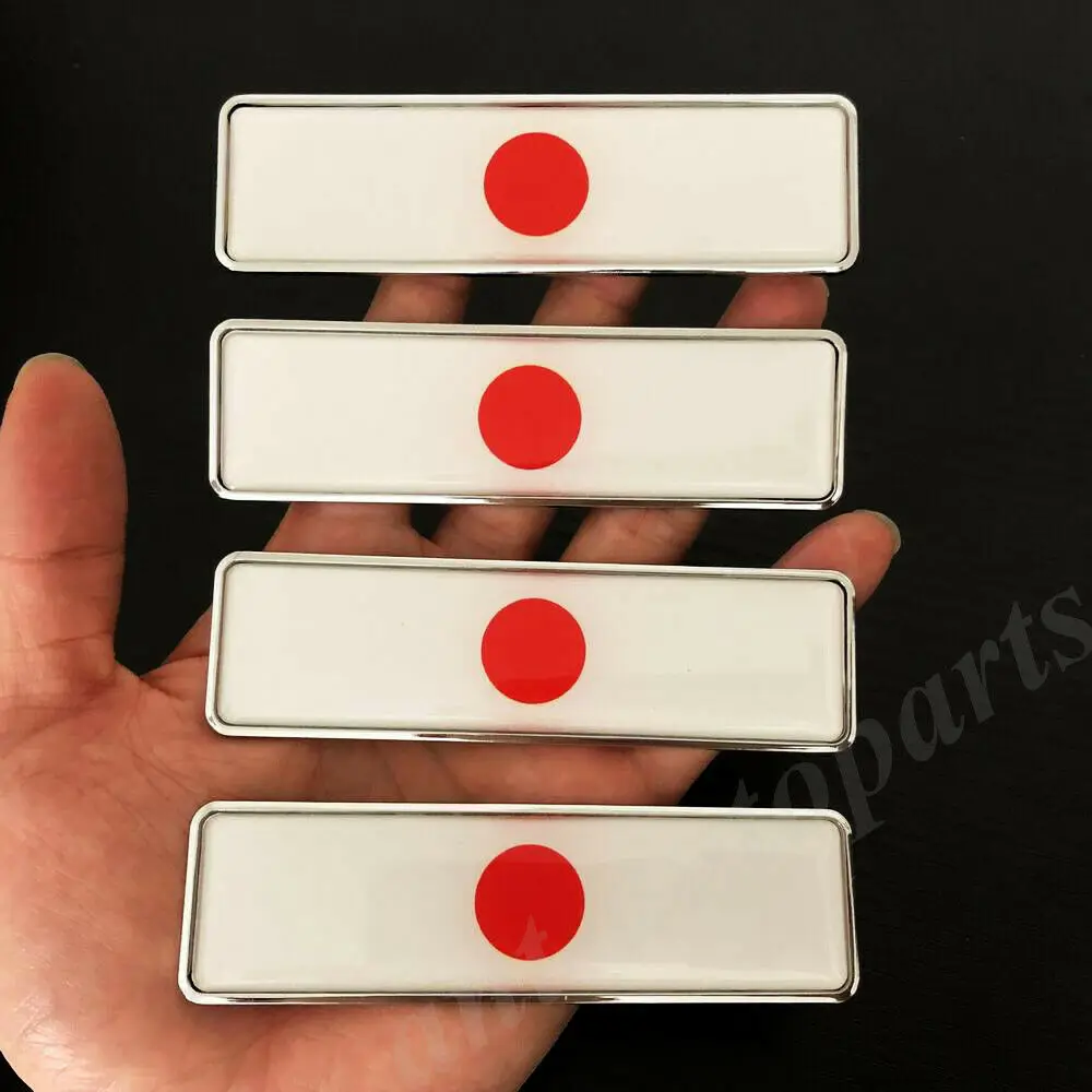 4 шт. металлический японский флаг JDM эмблема крыла багажника автомобиля значок