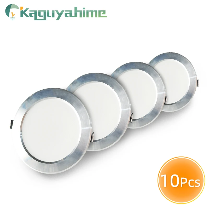 Kaguyahime новые светодиодные светильники 220V 3W 5W 9W 15W 18W серебристый белый ультра тонкий яркий круглый светодиодный Потолоч