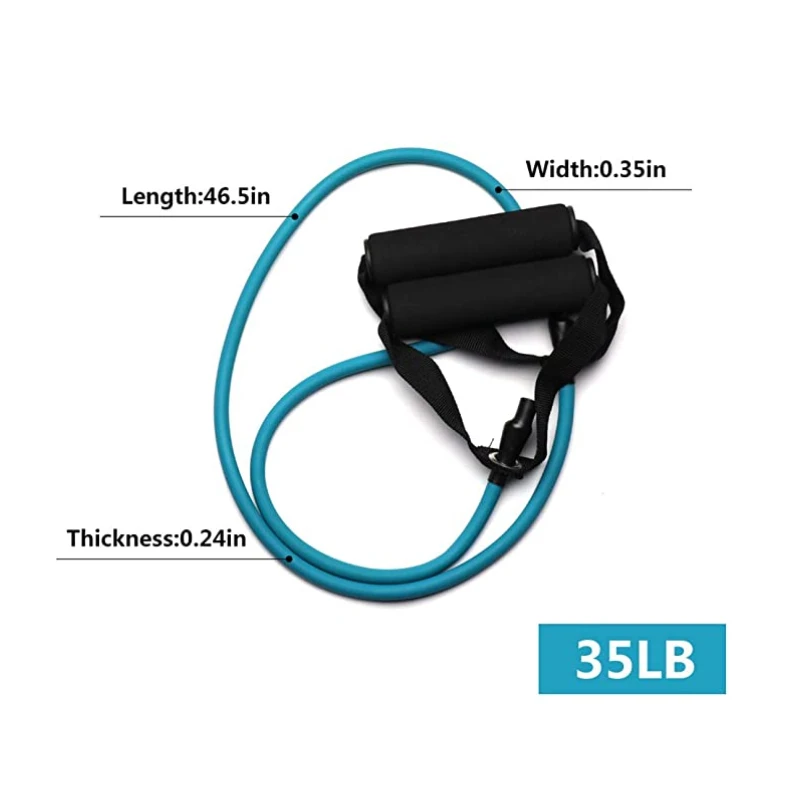 Тянущиеся ленты с ручками для йоги эластичная фитнес трубка тренировок в