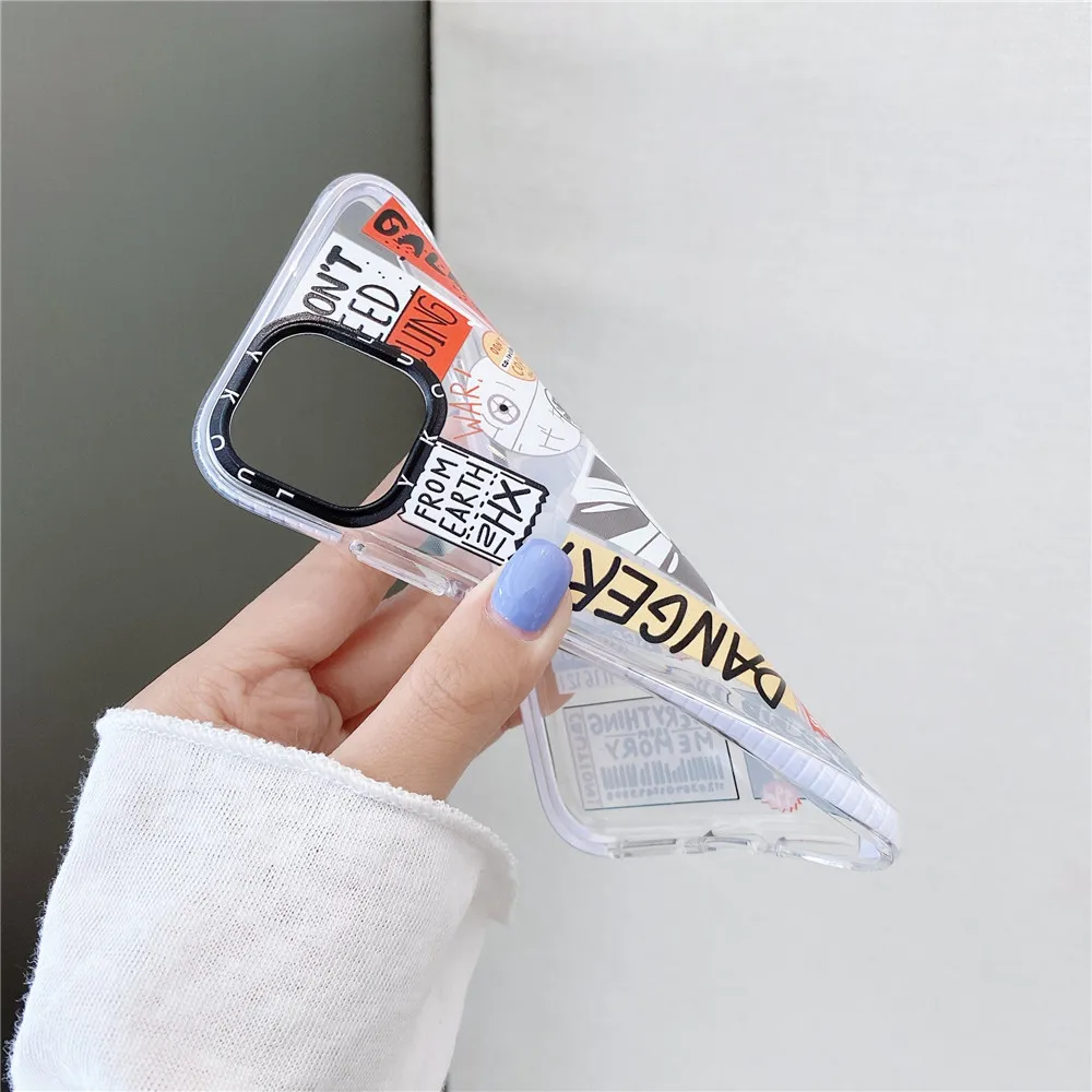 

Stylish two-color samurai style shatter-resistant phone case for iPhone 7 8 6 PLUS 12 11 PRO MAX XS X XR XSMAX SE 6S Coque Funda