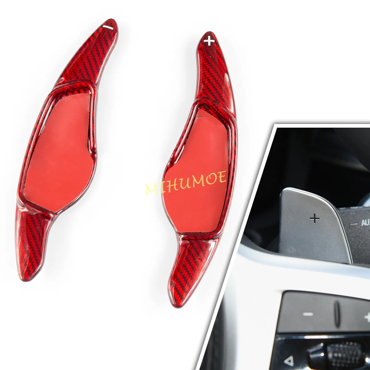 

Carbon Fiber Steering Wheel Paddle Shifter For BMW G20 G21 G30 G31 G32 G11 G14 G15 G16 G01 G02 G05 G06 G07 F90