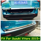 Задний багажник, задняя дверь, задняя полоса, нижняя полоса, лента, панель, крышка, отделка, подходит для Suzuki Vitara 2015-2021, внешние аксессуары