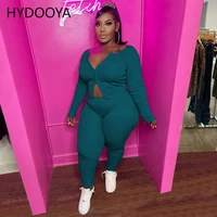 ribbed knitted two piece pants suits fall winter women zipper up long sleeve crop tops and high waist skinny legging co ord sets