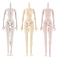 60cm 21 movable joints body for bjd dolls toy diy 3 colors female naked nude 13 bjd body doll toy for girls gift no head