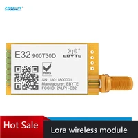 sx1276 lora wireless serial port module rf uart 868mhz 915mhz 30dbm 8km long range sma k cdsenet e32 900t30d ttl dip tranceiver