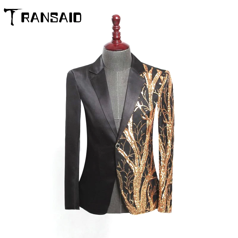 Мужской Блейзер дизайнерский большого размера 4XL приталенный мужской костюм