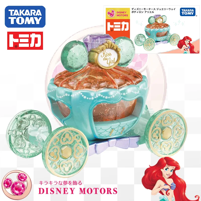 

Takara Tomy Tomica Disney Ariel Princess Diecast Metal Mini Simulation Alloy Car Model Toy Collectibles Movable Model Kids Gift