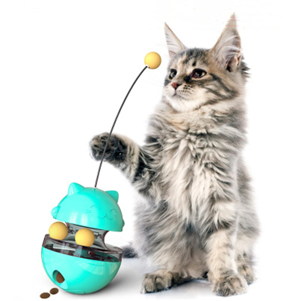 

Cat Turntable Windmill Catnip Training Bite Toys Kitten Interactive Shake Toy Outdoor Leaky Balls Pet Supplies Funny Cat Stick