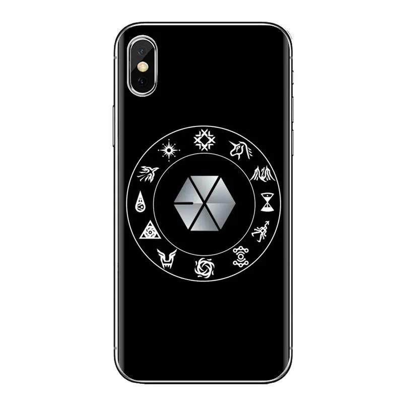 Прозрачные мягкие чехлы Exo Kpop для huawei Honor 7X V10 6C V9 6A Play 9 mate 10 Pro Y7 Y5 P8 P10 Lite Plus GR5 2017 |
