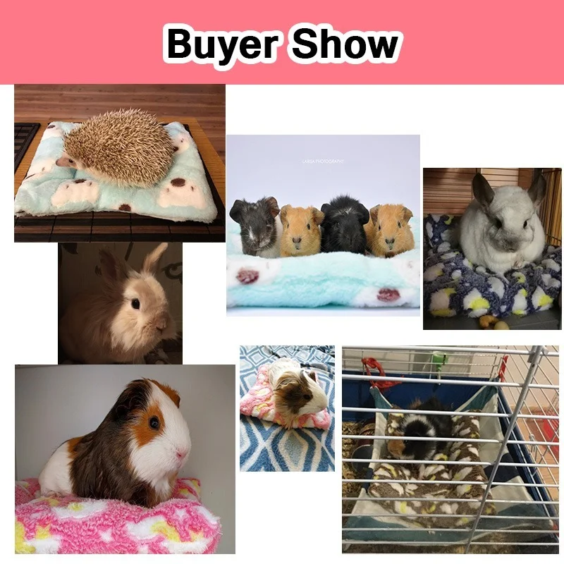 

Small Animal Guinea Pig Hamster Bed House Winter Warm Squirrel Hedgehog rabbit Chinchilla Bed mat House Nest Hamster Accessories