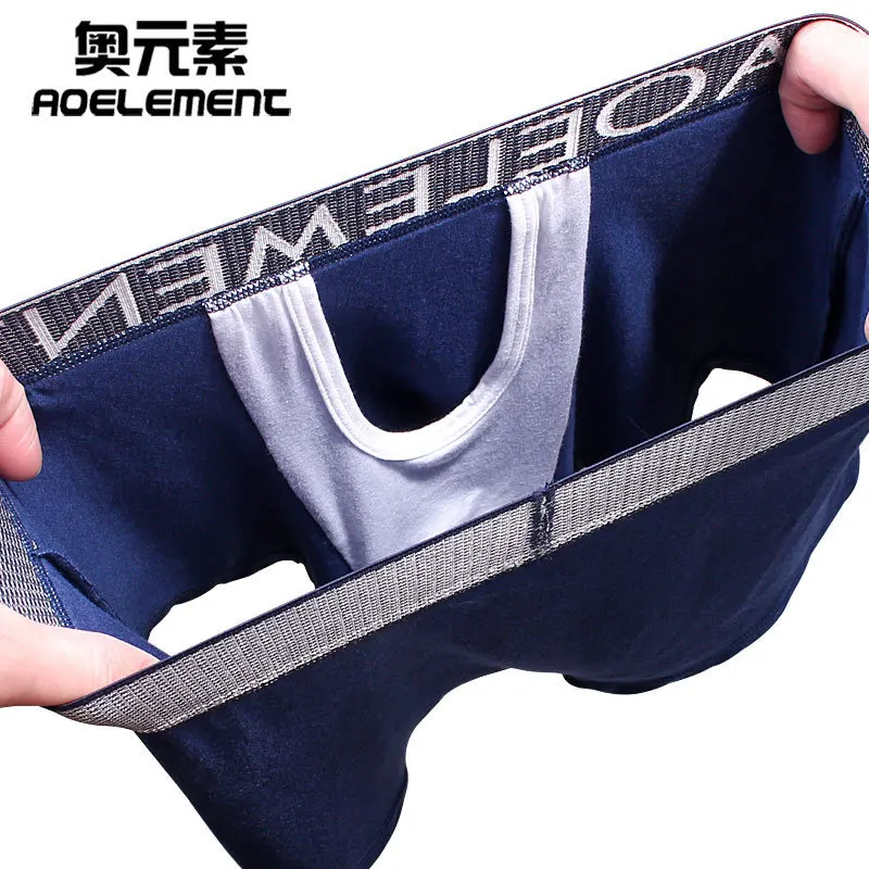 

5pcs/lot Men's Health Underwear U Convex Anti-Walk Separation Sperm Vein Boxer Pants Scrotum Capsule Bag Physiological Boxer