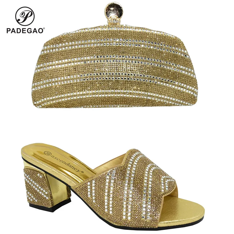 Женские свадебные туфли и подходящая Сумочка в нигерийском стиле цвета фуксии