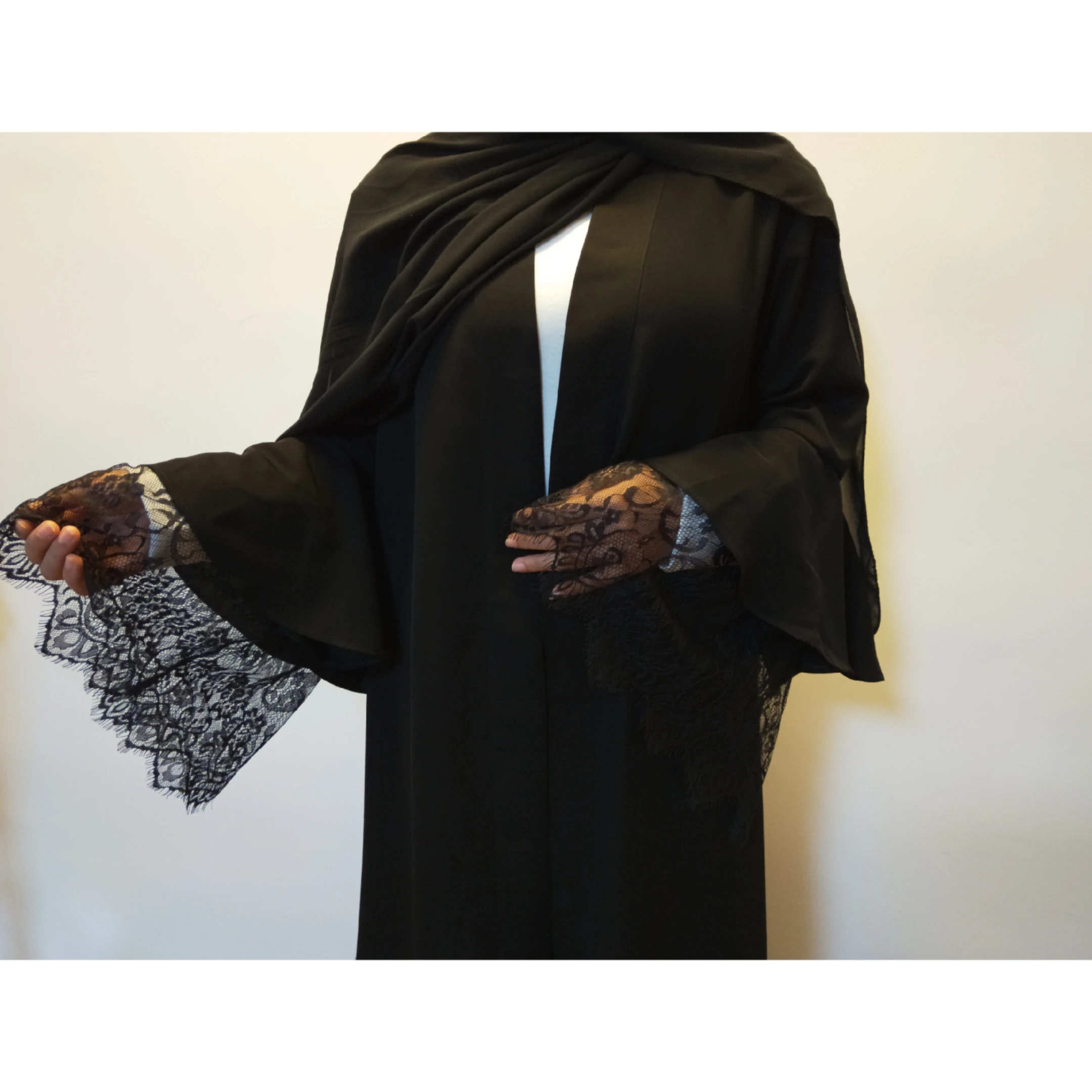 Кимоно с открытой передней частью кардиган для Дубая женская одежда в стиле