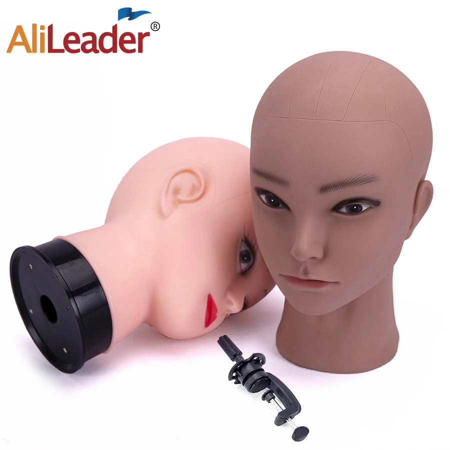 

Alileader женские лысая голова манекена с подставкой косметологии практика в африканском стиле обучающий манекен головы для укладки волос для ...