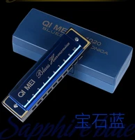 1020 blues harmonica key of c 10 holes 20 tunes diatonic harp mouthorgan with cleaning cloth and storage box