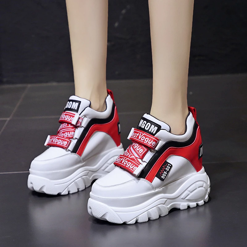 Новый 2021 Демисезонная женская обувь на платформе клиновидный каблук 12 см каждый