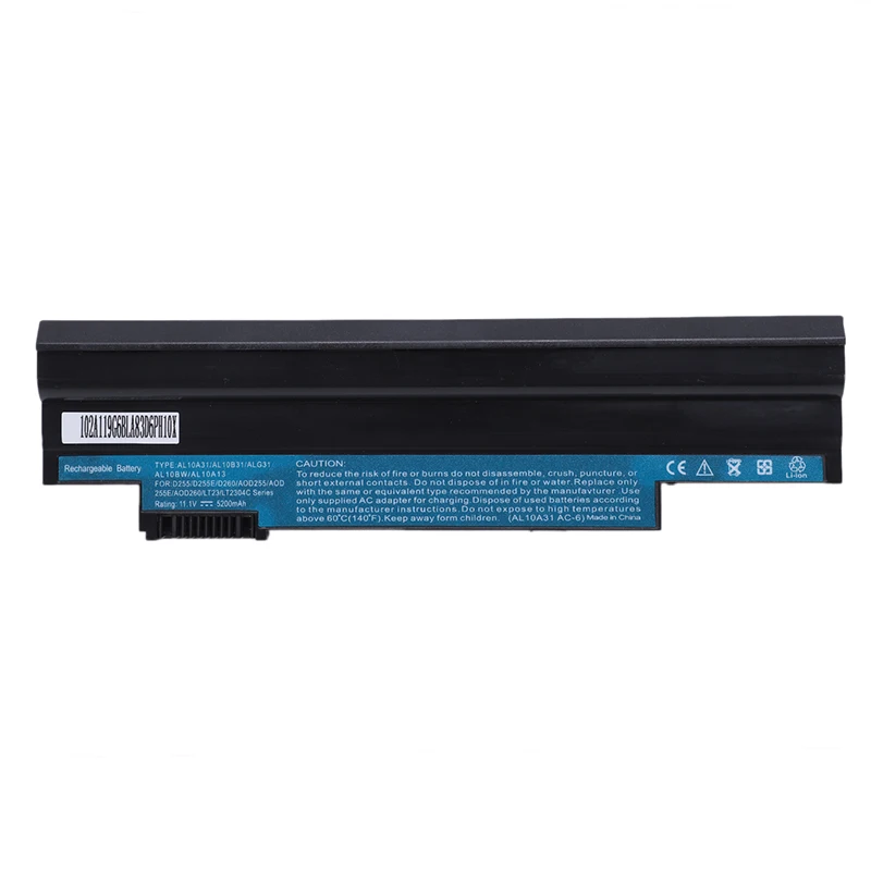 Литий-ионный аккумулятор для ноутбука ACER Aspire One AOD255 AOD255E D255E AOD260 D260E AL10B31 |
