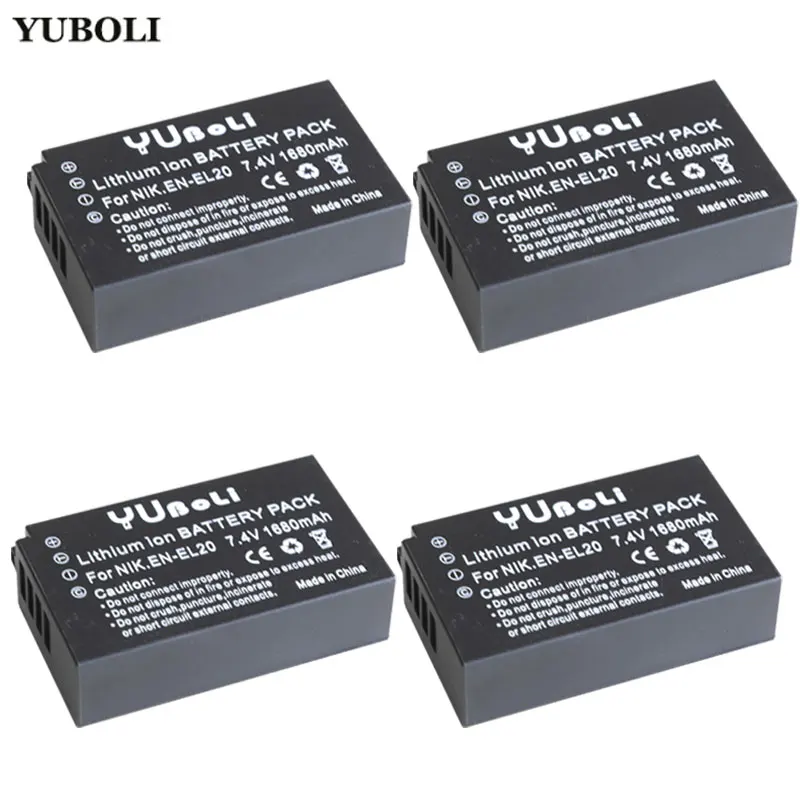 YUBOLI EN EL20 ENEL20 Аккумулятор для камеры akku Nikon Coolpix P1000 Nikon1 J1 J2 J3 AW1|Цифровые