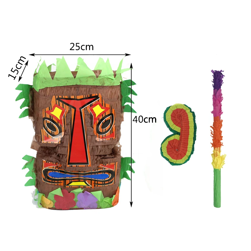 ; Mayan Pinata; Детские принадлежности для вечеринок на День рождения; вечерние костюмы с изображением комиксов; комплекты с маской для глаз и палочками