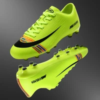 kids turf indoor soccer shoes cleats superfly futsal football boots training men sneakers original ankle soccer boots unisex