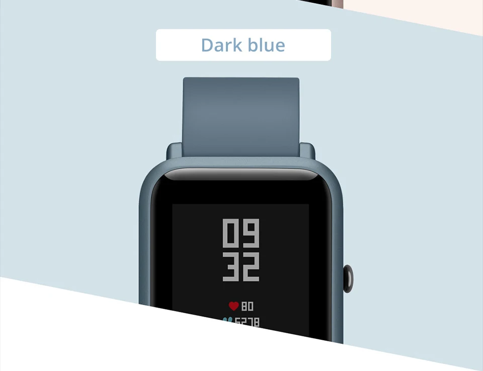 Смарт-часы AMAZFIT Bip Lite, несколько видов спорта, глобальная версия, режим ожидания на 45 дней, монитор сердечного ритма, фитнес-трекер