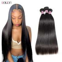 lolly 134 straight hair bundles brazilian hair weave bundles 28 inch human hair bundles for black women virgin hair bundles