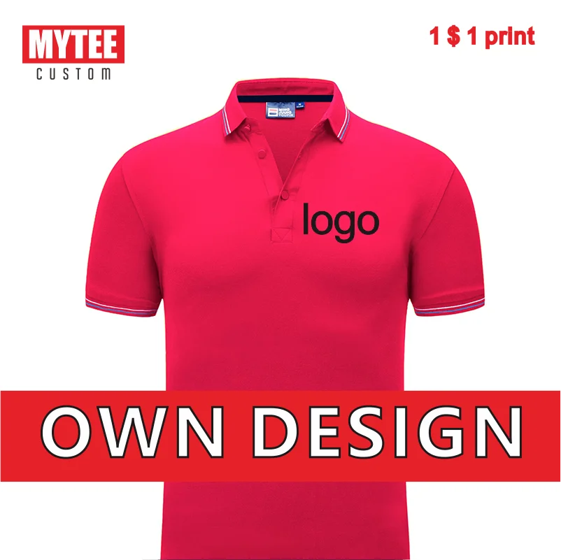 

MYTEE High-End Men's And Women's Polo Shirts Customized Company Brand Logo Embroidery/Printed Cotton T-Shirt Tops Gifts