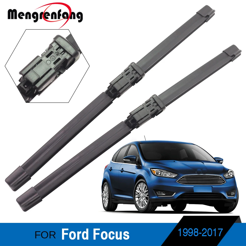 Для Ford Focus 1998-2016 автомобильные мягкие резиновые щетки стеклоочистителя переднего
