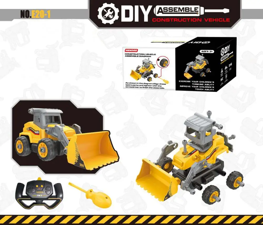 Головоломка сделай сам 2 4 ГГц канальный экскаватор на радиоуправлении