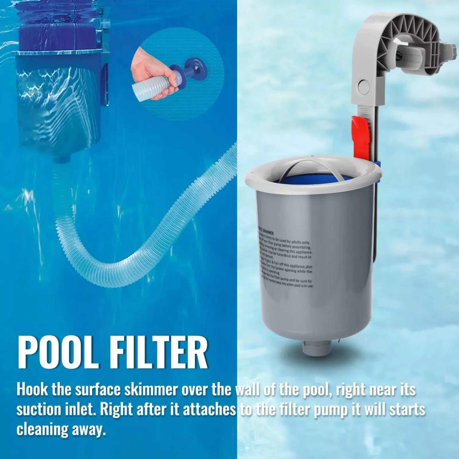 

Flowclear Wall Mount Surface Skimmer Cleans Above Ground Pools Attracts Floating Debris One Size Pools Attracts Floating Debris