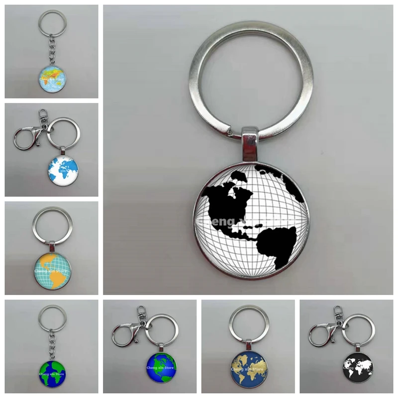 2020 новейший брелок в форме земного шара ручной работы карта мира география