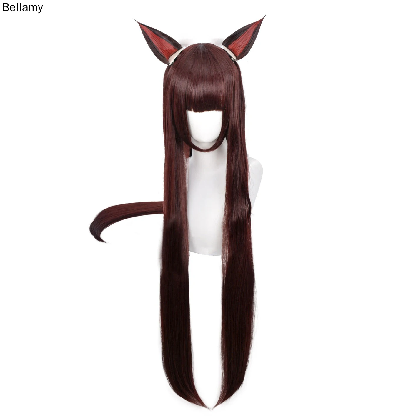 Аниме Азур Лейн Сакура Empir Саки Косплей hairwear темно Средний коричневый косплей