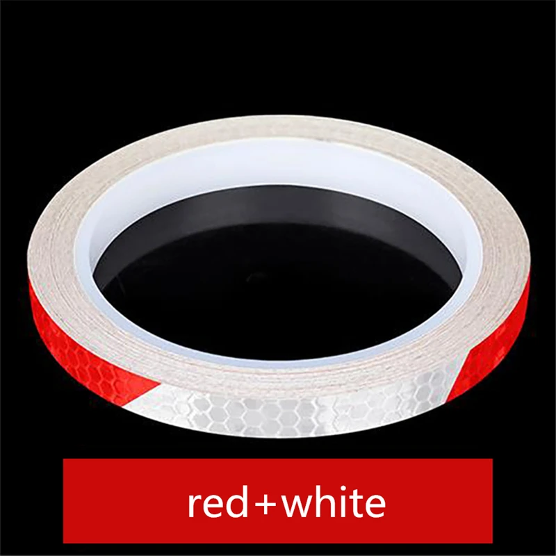 

1PC 8 Meter Car Styling Reflective Stripe Tape Motorcycle Bike Body Rim Wheel Stripe Tape Stickers Decorative Blue/Red/Yellow/