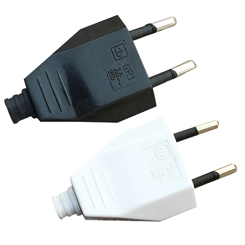 

250V 16A Rewirable EU Power Cord CE Male Plug Female Socket Electrical Plug Industrial Vintage Style Rewire Plug Adapter