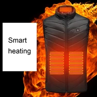 winter electric heating coat jacket usb rechargeable outdoor fishing skiing heated vest mens washable tactical vest plus size