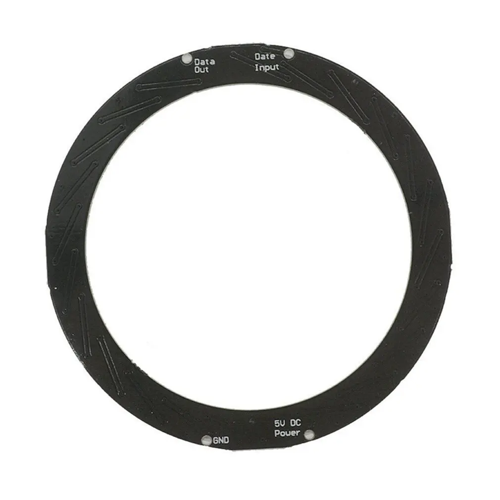 

24-bit SK6812 RGBW Round Full Color Ring LEDs With Integrated Drivers Light Development Board Lamp Panel Module