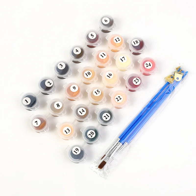 

Painting children by number DIY 40x50cm kit adult oil paint coloring painting by number home decoration