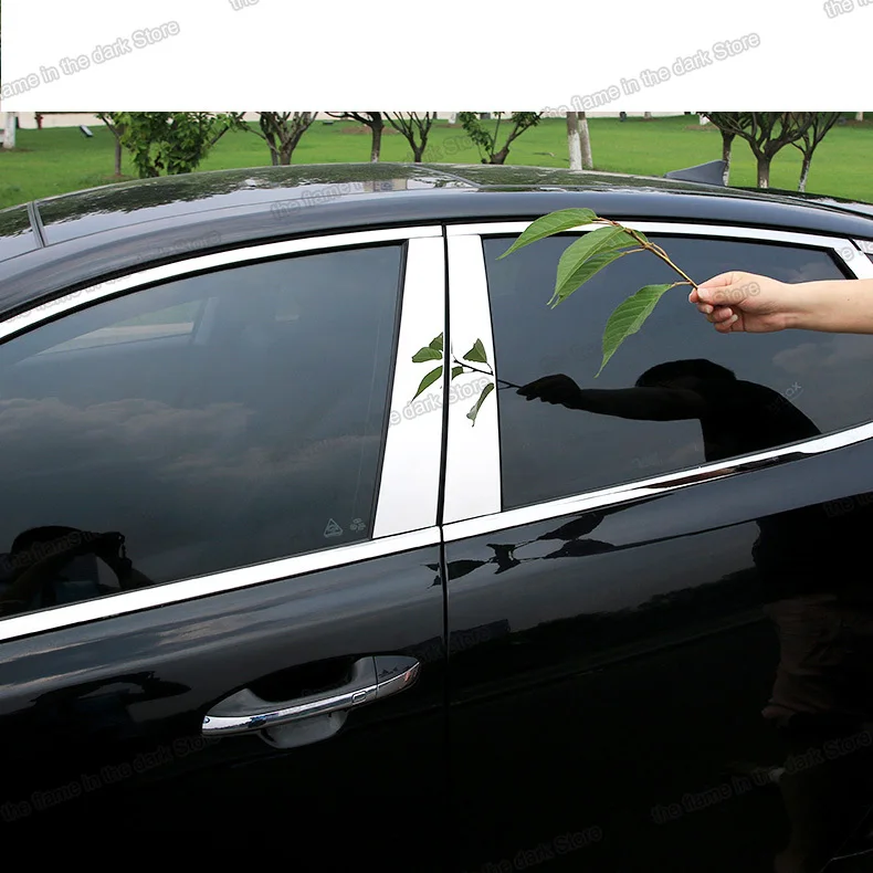Lsrtw2017 хромированная отделка окна автомобиля из нержавеющей стали для Kia K5 Optima 2016