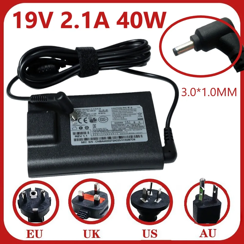 DC 3 0*1 1 мм 19V 2.1A 40 Вт PA 1400 24 переменного тока питания зарядное устройство для
