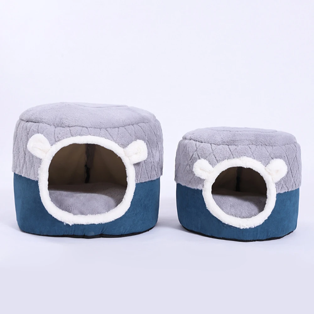 YOPETO Winter Warm Pet Cat Basket Bed House Cave Kennel for Dog Puppy Home Sleeping Teddy Comfortable | Дом и сад