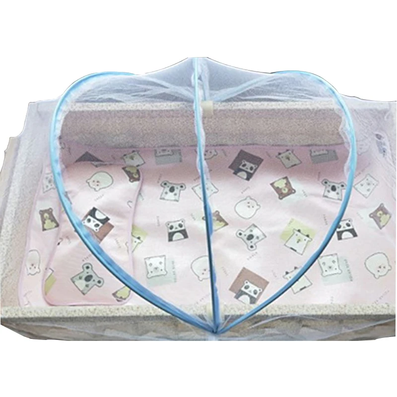 Детская кроватка с сеткой от комаров для спальная кровать из сетчатой ткани