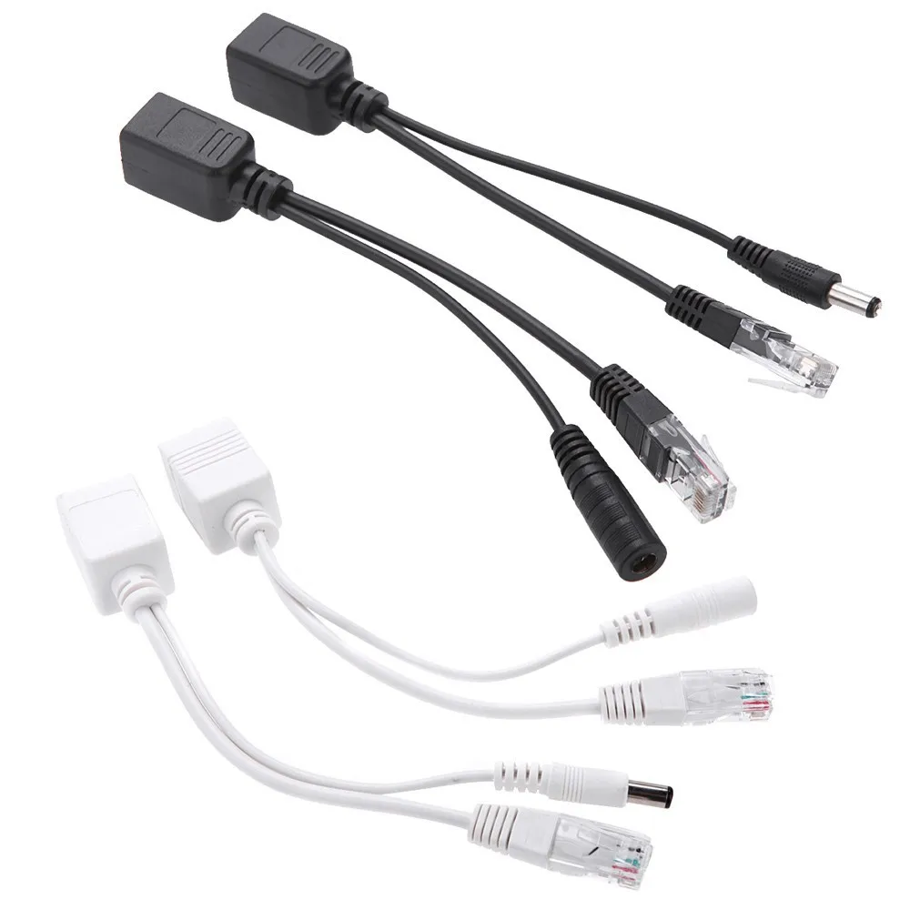 Кабель адаптер POE RJ45 инжектор Сплиттер Комплект экранированная лента пассивная
