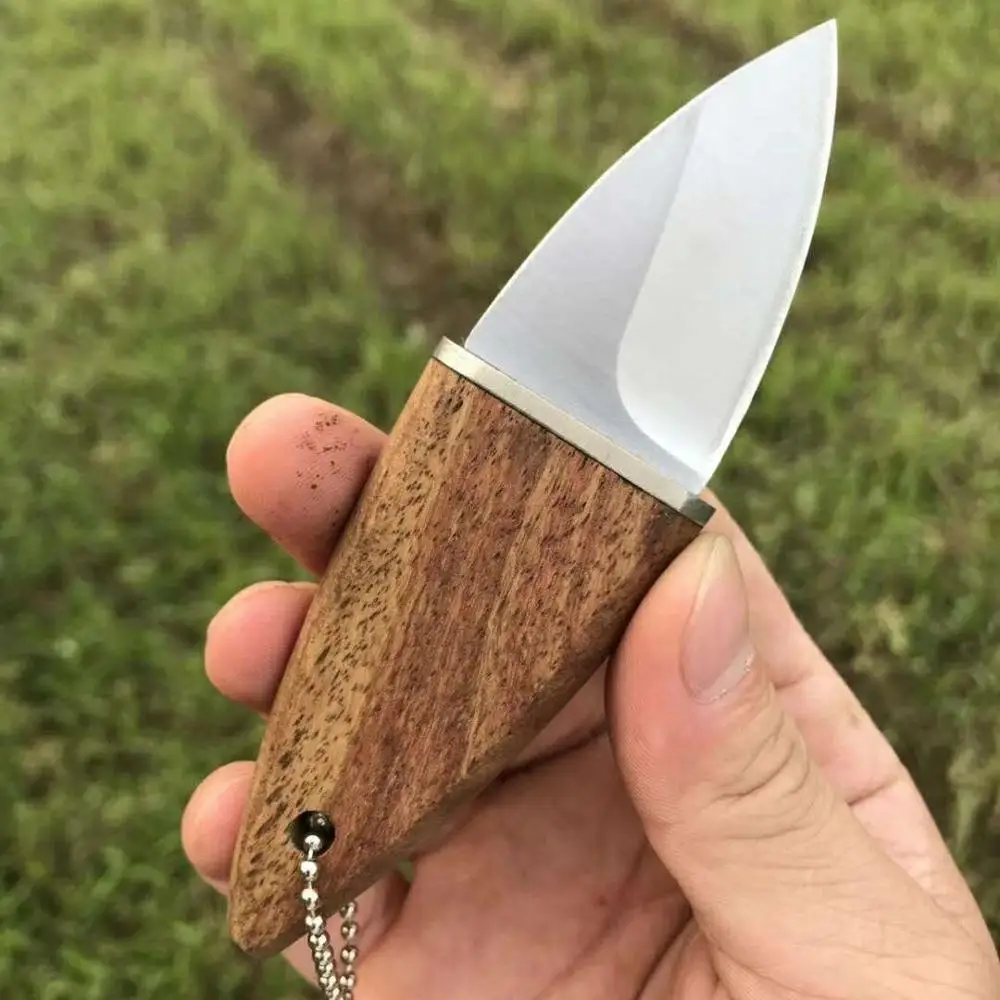 Кухонный карманный нож миниатюрный для чистки овощей рукоятка из розового